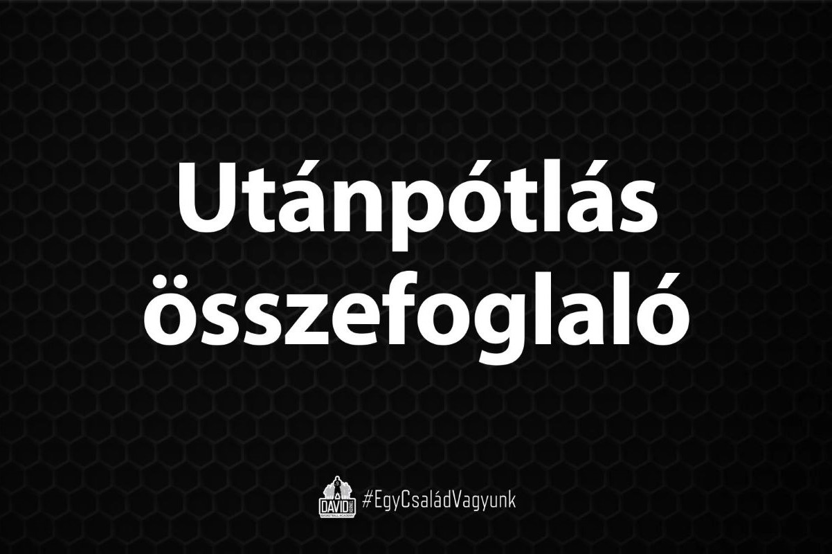 utánpótlás összefoglaló